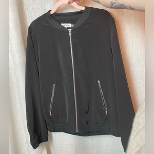 3 for $15 🦋 Calvin’s Klein Bomber Water Resistant Black Jacket Zip Size Large